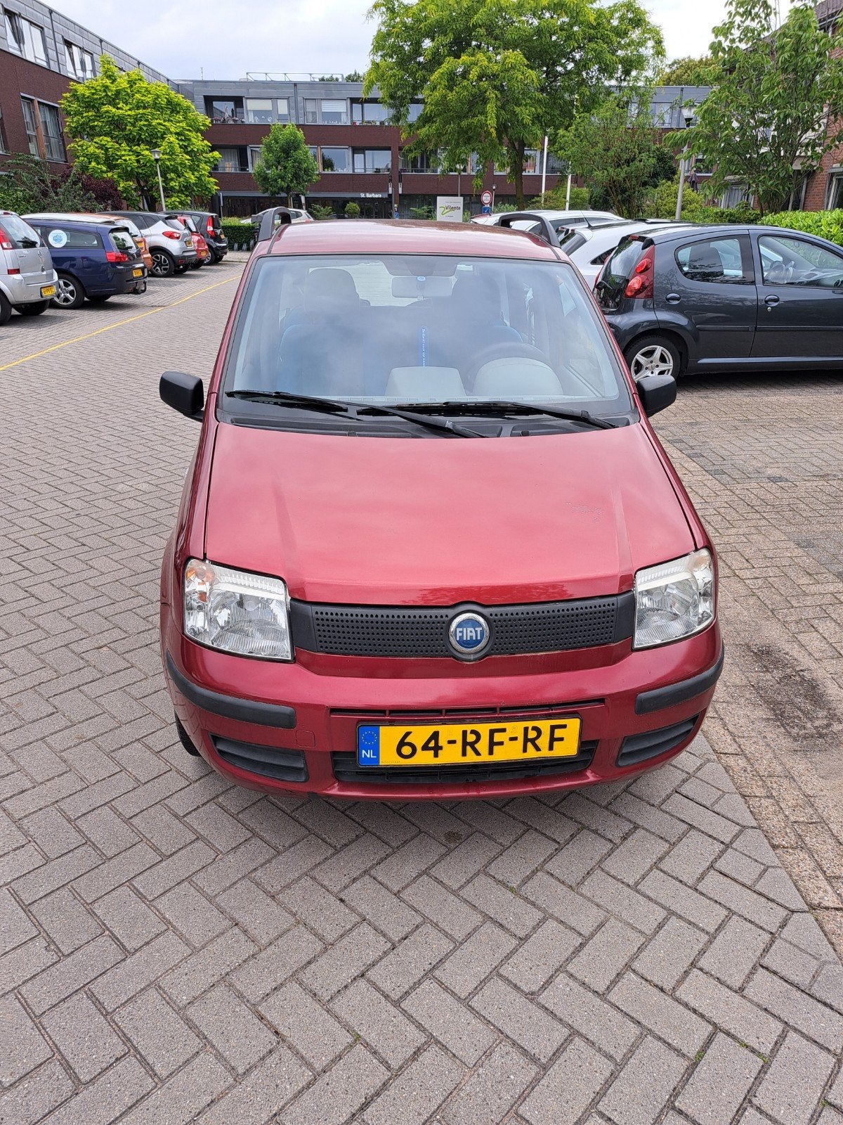 Fiat Panda 1.2 Dualogic 2005 Rood, Voorwielaandrijving, 840 kg, Origineel Nederlands, Handgeschakeld