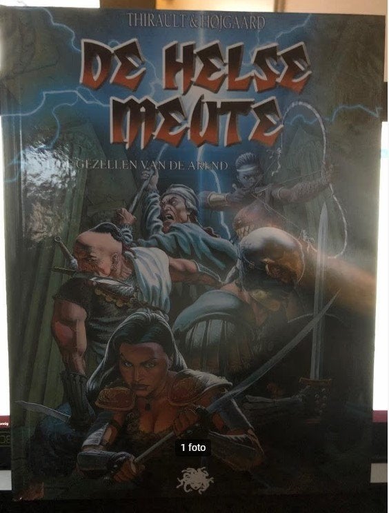 De gezellen van de arend de helse meute hardcover e5, Eén stripboek, Ophalen of Verzenden, Zo goed als nieuw