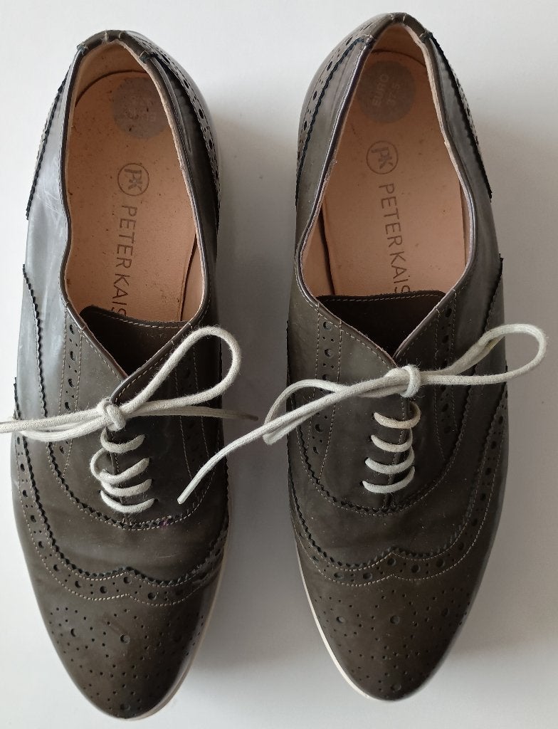 Groene lakschoenen 37½ Peter Kaiser, Kleding | Dames, Peter Kaiser, Schoenen met lage hakken, Ophalen of Verzenden, Zo goed als nieuw