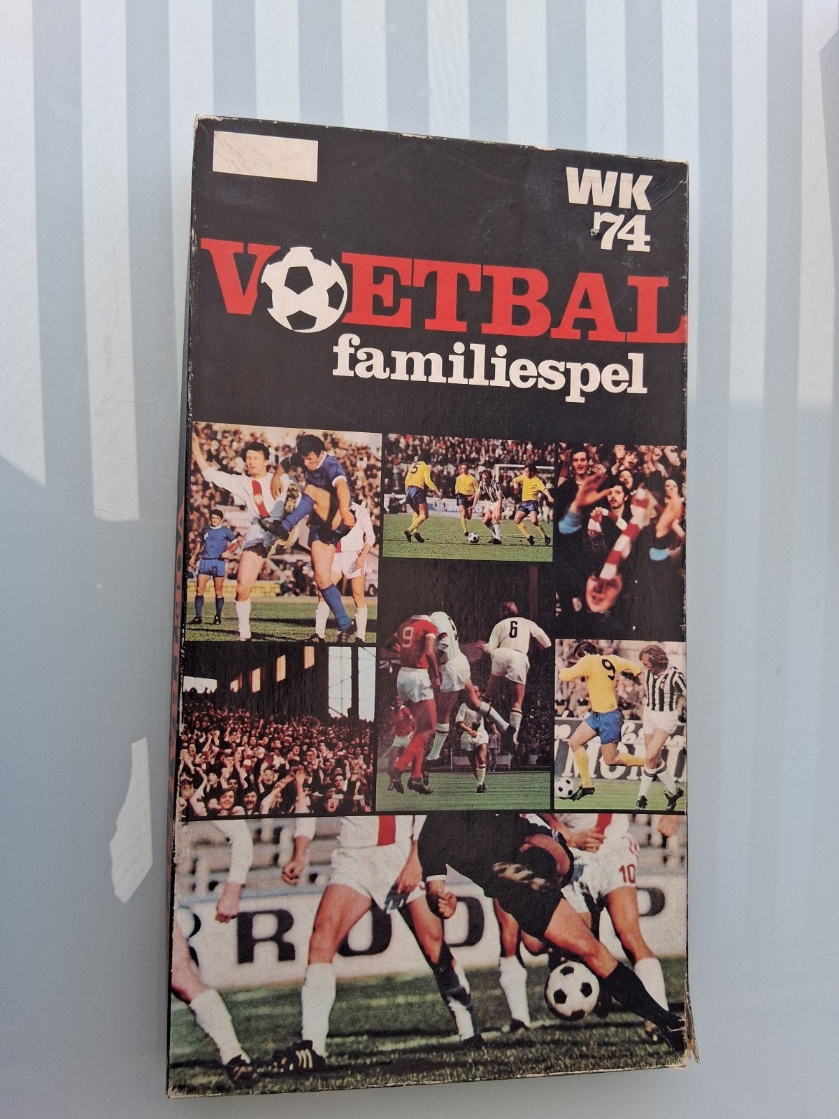 WK '74 Voetbal Familiespel - Vintage Bordspel, Vijf spelers of meer, Ophalen of Verzenden, Gebruikt, Onbekend