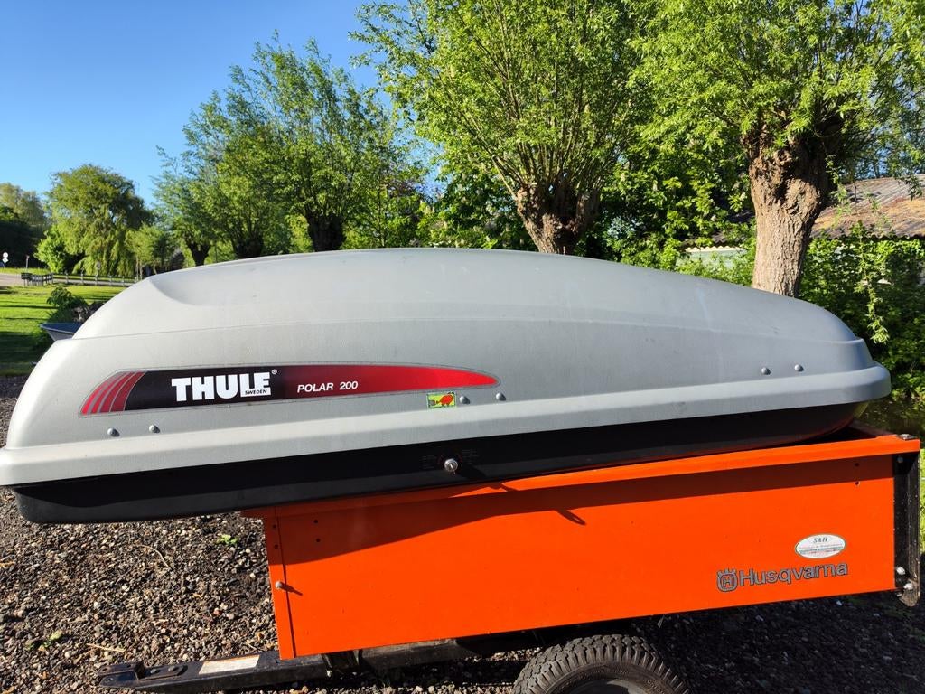 Dakkoffer Thule Polar 200 D- 450L, 175x82-85x45cm, Auto diversen, Dakkoffers, Gebruikt, Ophalen