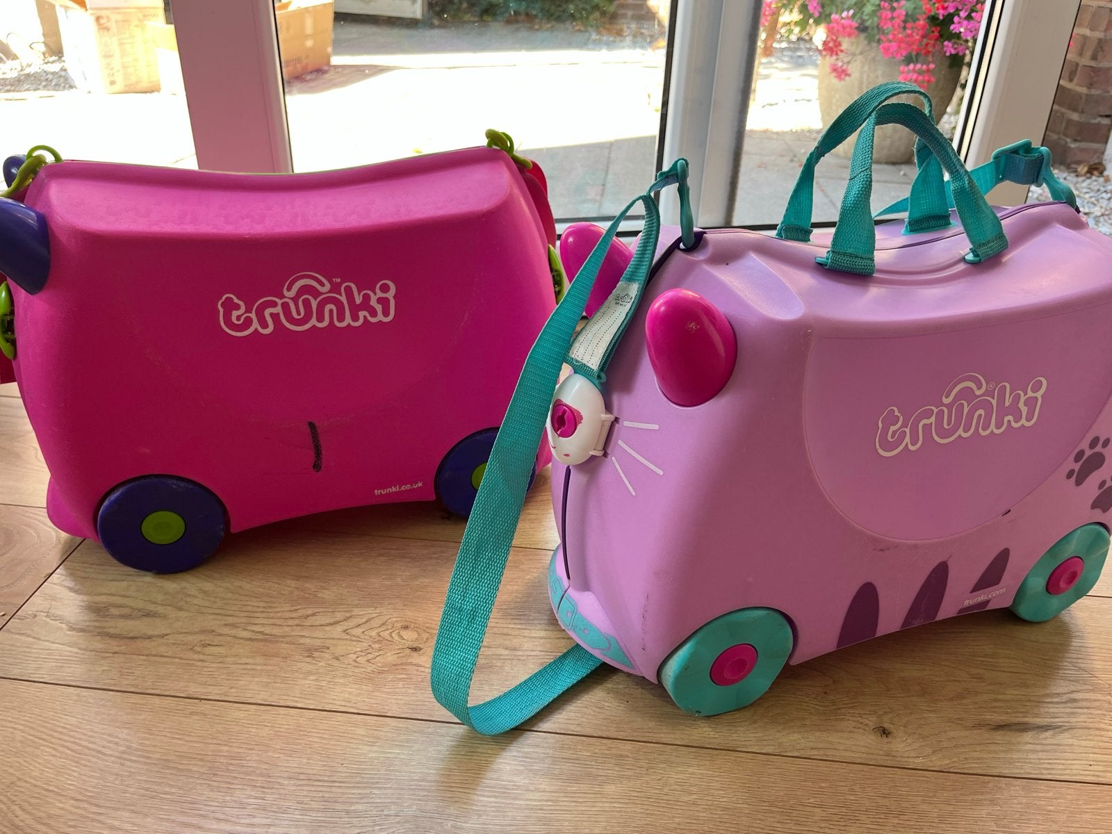 Trunki Kinderkoffer - Roze en Paars (Set van 2), Ophalen, Gebruikt, Jongen of Meisje