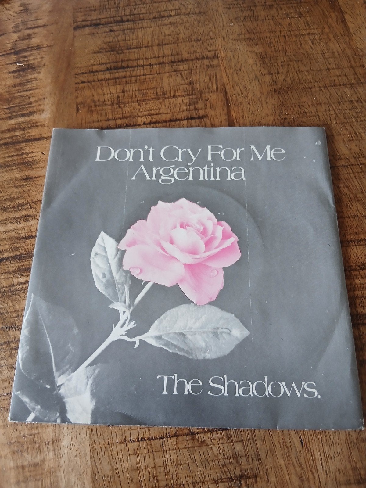 The Shadows - Don't Cry For Me Argentina (7 inch single), Gebruikt, 7 inch, Ophalen of Verzenden, Pop