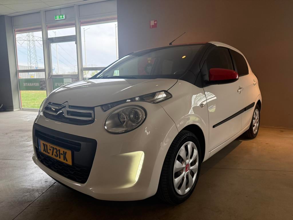 Citroën C1 1.2 VTI 82 5-DRS 2016 Wit Camera/Cruise/Stoelver!, Auto's, Citroën, Bedrijf, C1, Achteruitrijcamera, Airconditioning