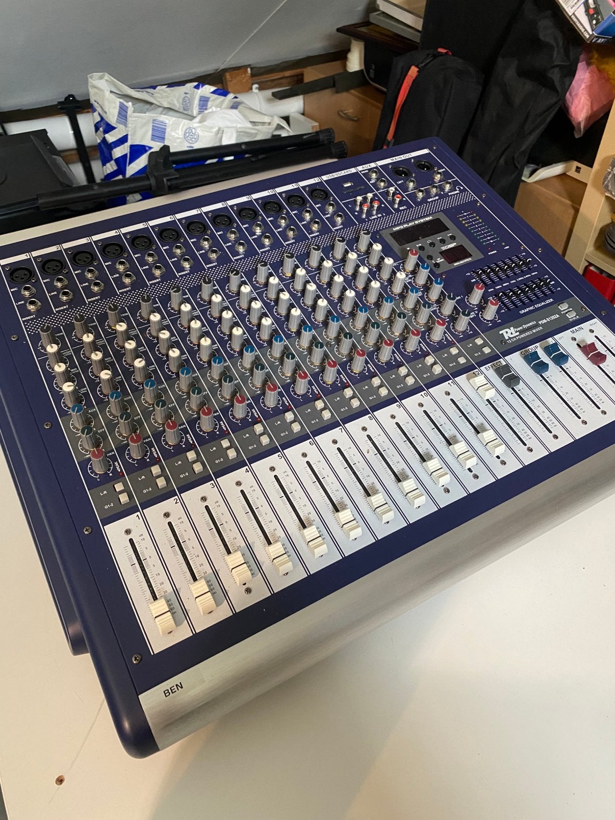 Mengpaneel set incl boxen !, Ophalen, Gebruikt