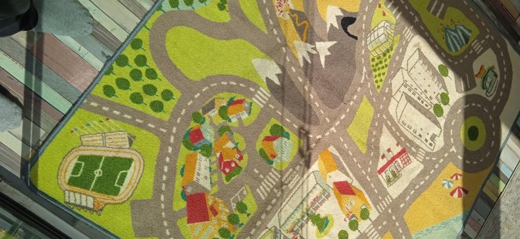 Speelkleed met wegenpatroon - Ideaal voor kinderkamer, Ophalen of Verzenden, Gebruikt, Jongen of Meisje