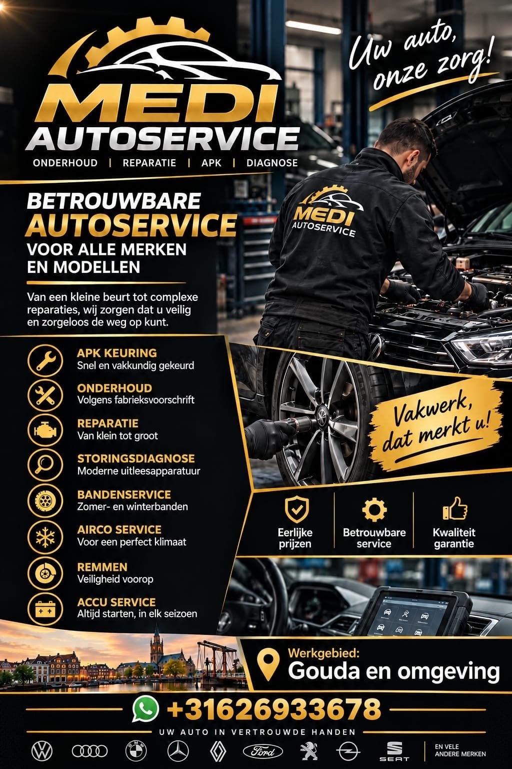 Medi Autoservice – Betrouwbare automonteur & APK-keurmeester, Vacatures