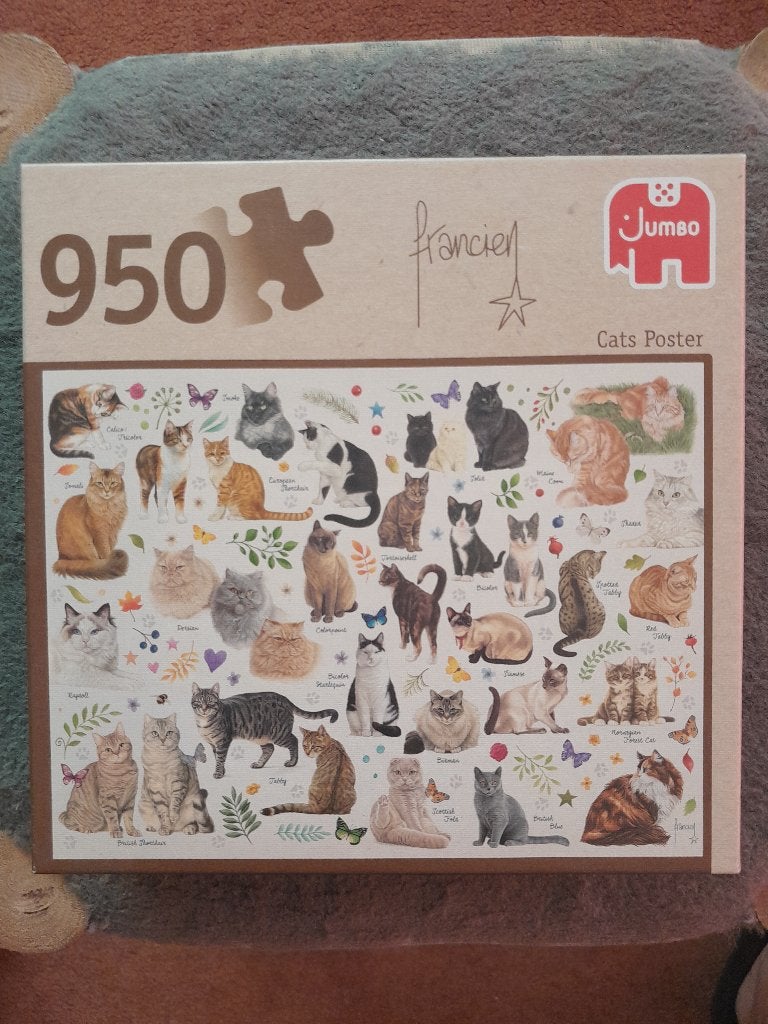 Jumbo legpuzzel 950 stuks, Ophalen of Verzenden, 500 t/m 1500 stukjes, Zo goed als nieuw