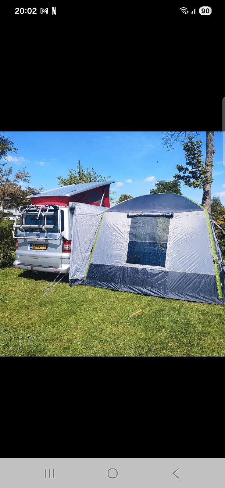 DWT Opblaasbare Bustent - Ideaal voor Campers, Ophalen of Verzenden