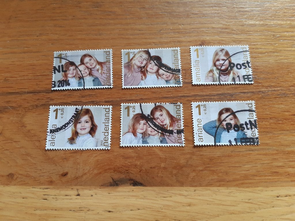 nederland gestempeld jaar 2012 nr 3001a - 3001f, Ophalen of Verzenden, Na 1940, Gestempeld