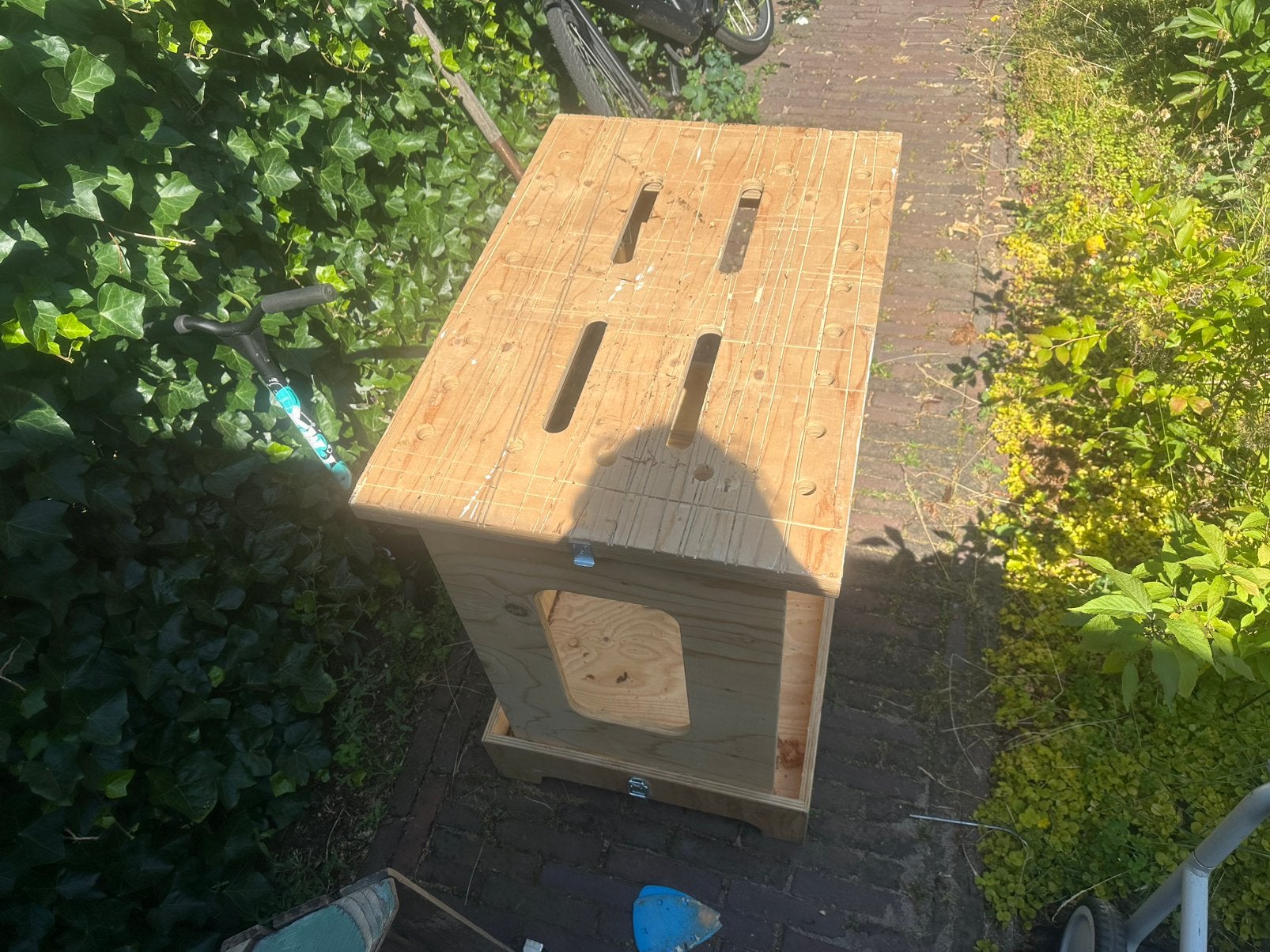 Inklapbare werkbank multiplex, Ophalen of Verzenden, Gebruikt, Gereedschapsset, Festool