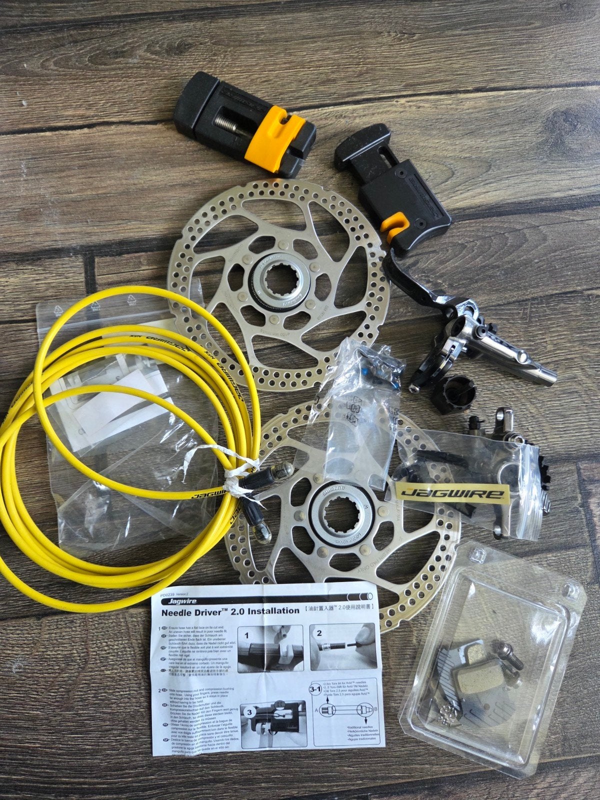 Shimano XTR M9020 schijfremmen set, Fietsen en Brommers, Remmen, Ophalen of Verzenden, Zo goed als nieuw, Aluminium