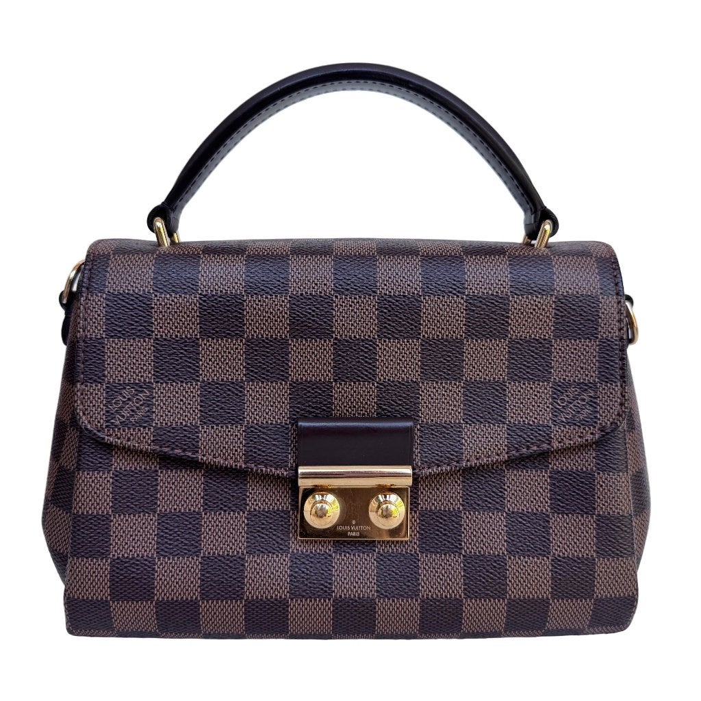Louis Vuitton croisette damier ebene crossbody tas blokjes image 2