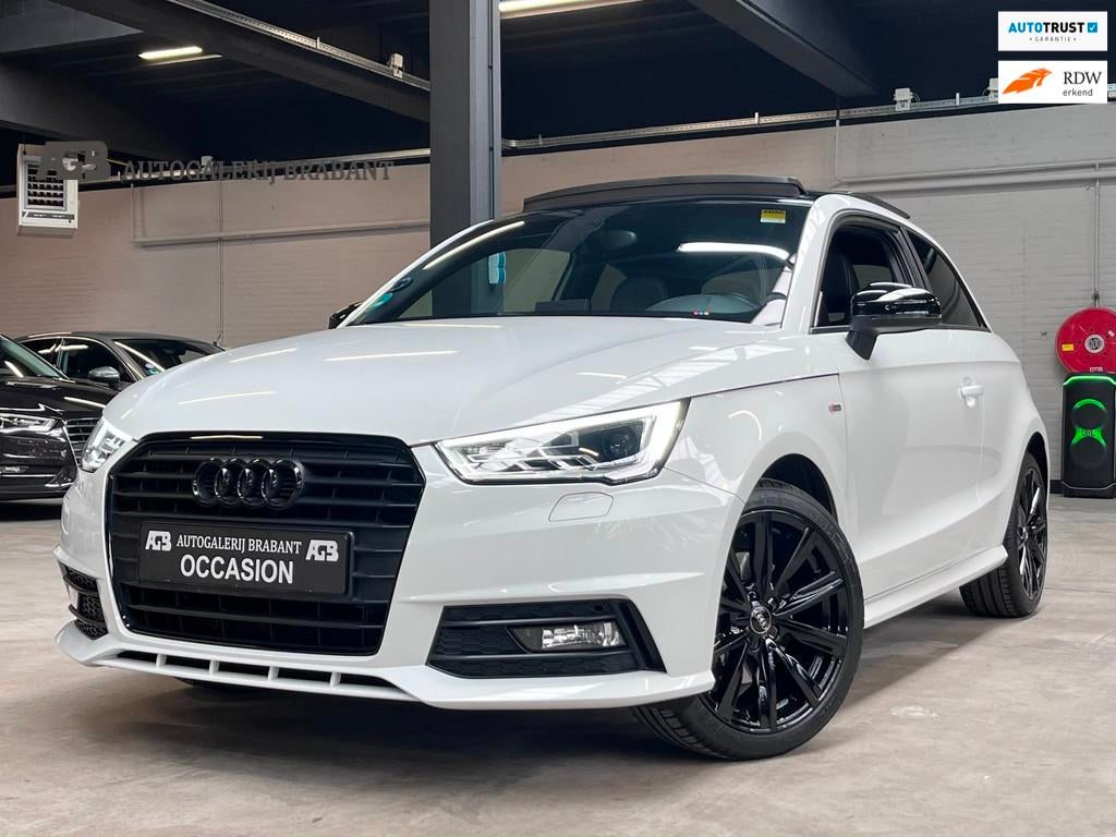 Audi A1 1.4 TFSI S-Line Sport Pano/Led/Leder/Naci/Cruise, Auto's, Voorwielaandrijving, 125 pk, Zwart, 4 cilinders