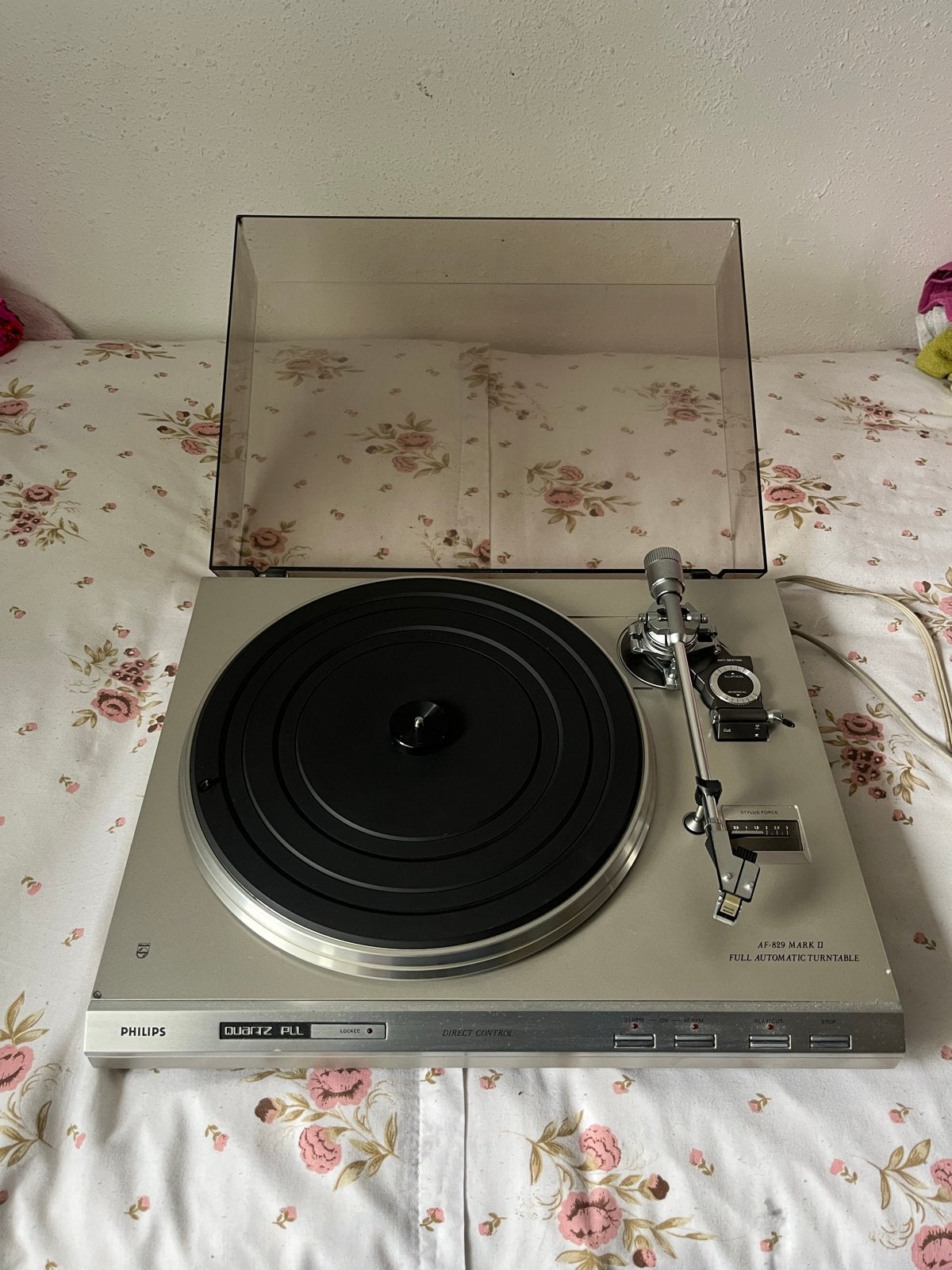 Philips AF-829 Mark II Volautomatische Platenspeler, Ophalen, Philips, Gebruikt, Automatisch