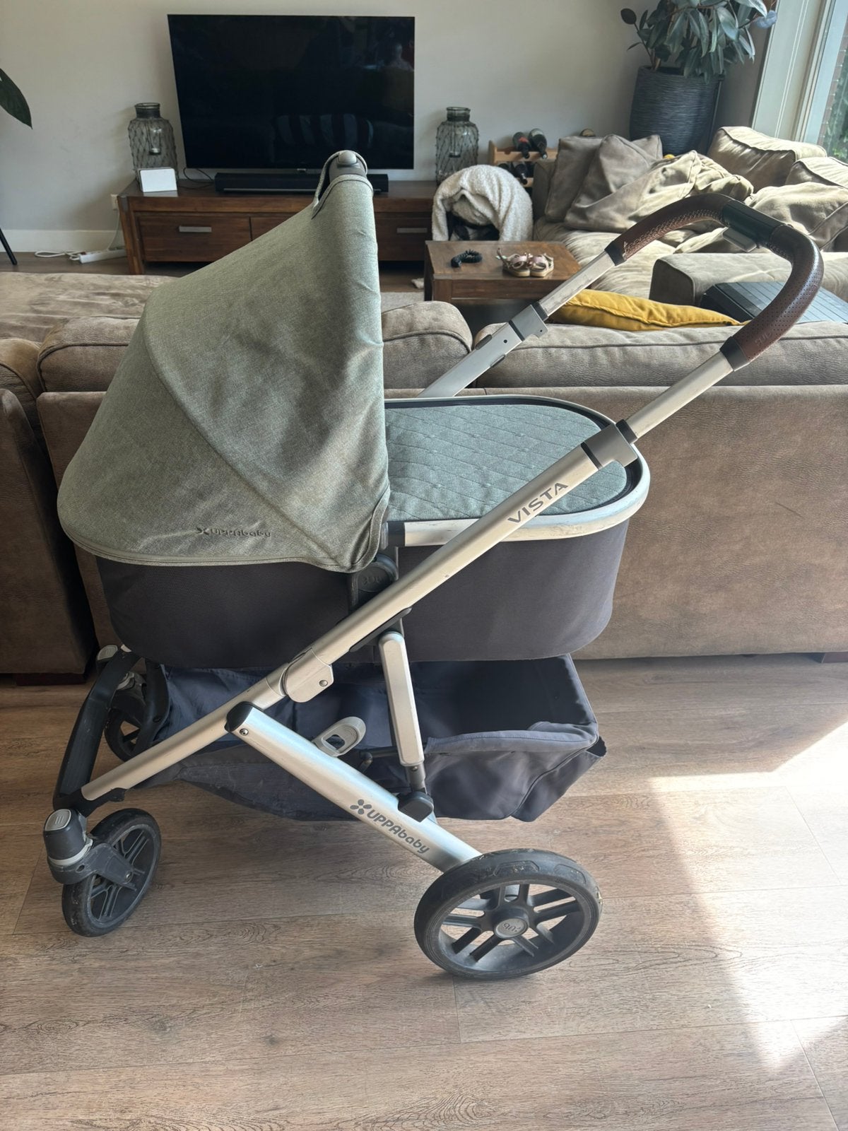Uppababy vista, Kinderen en Baby's, Gebruikt, Met reiswieg, Ophalen, Kinderwagen