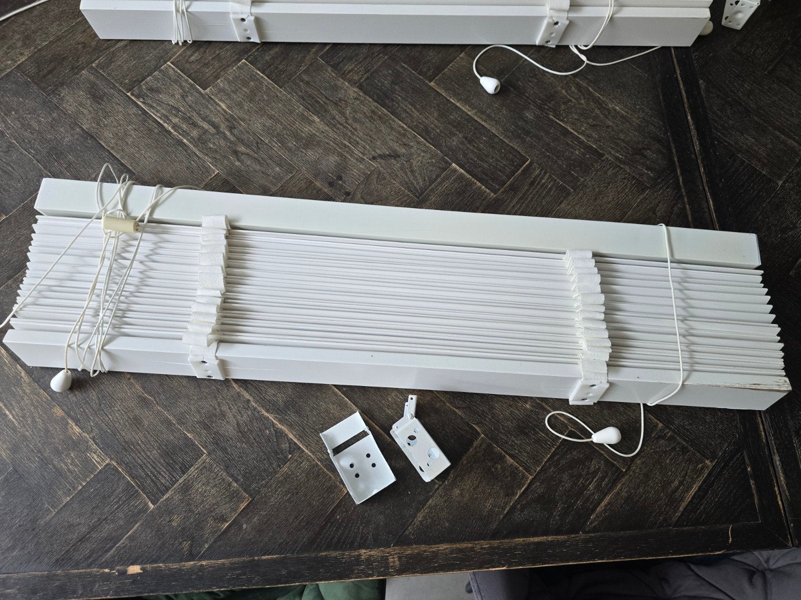 Houten jaloezie wit 80 cm bij 130 cm, Huis en Inrichting, Stoffering | Gordijnen en Lamellen, Ophalen, Gebruikt, 50 tot 100 cm