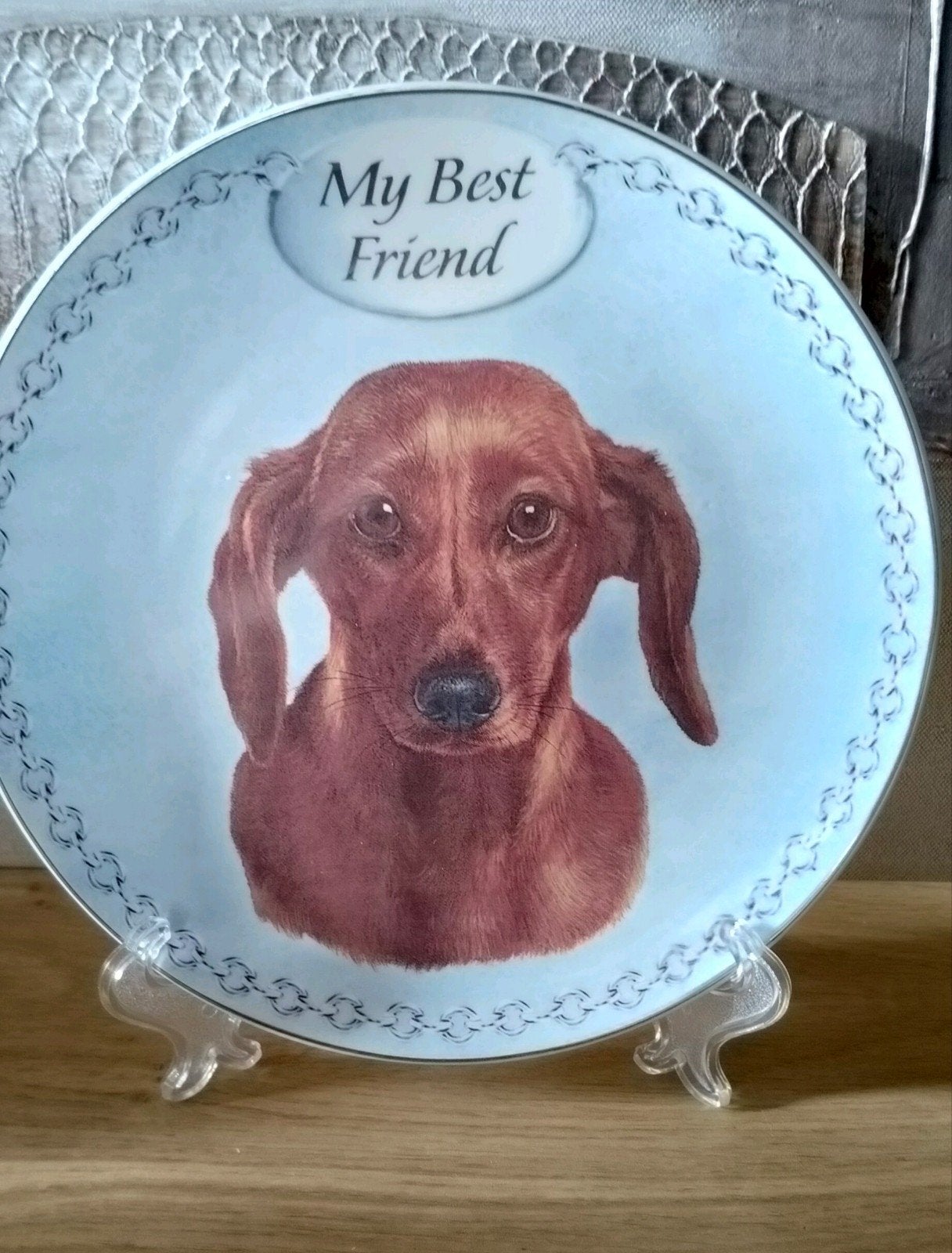 Wandbord Teckel 'My Best Friend' Sweet Lake Collection, Verzenden, Nieuw