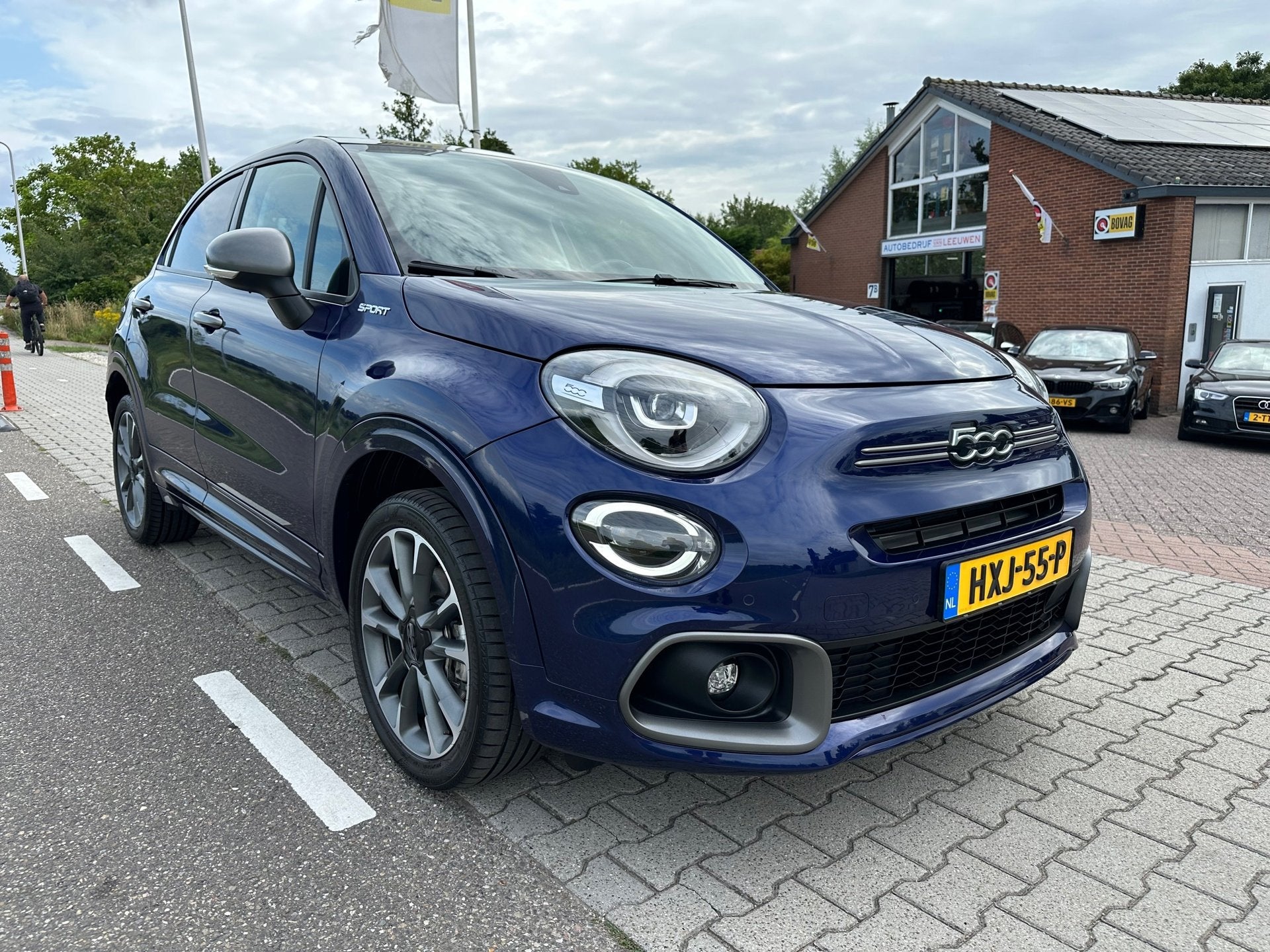 Fiat 500 X 1.5 Hybrid Sport Cabrio, Half Leder, Carplay, Cam, Auto's, 1380 kg, Gebruikt, 4 cilinders, Met garantie (alle)