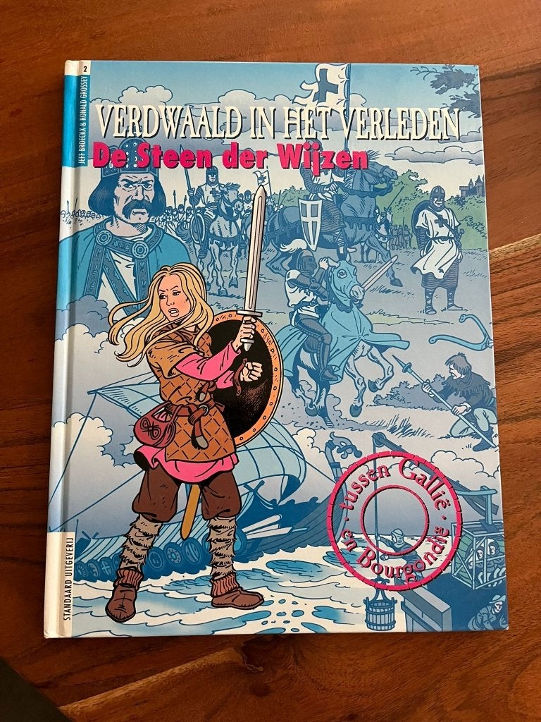 Verdwaald in het Verleden - De Steen der Wijzen, Eén stripboek, Ophalen of Verzenden, Zo goed als nieuw