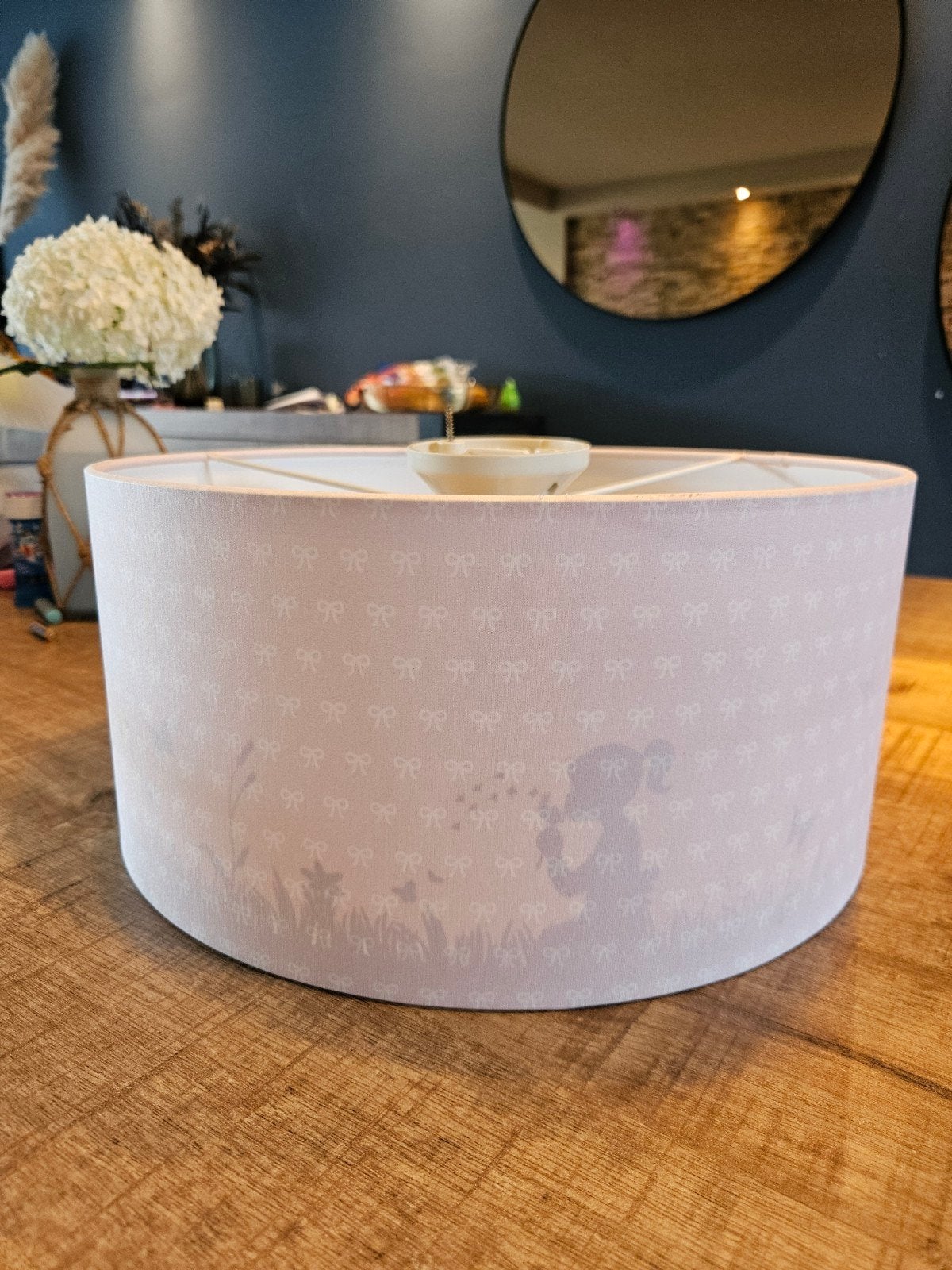 Land of Kids Roze Plafondlamp - Kinderkamer Verlichting, Roze, Textiel, Zo goed als nieuw, E27 (groot)