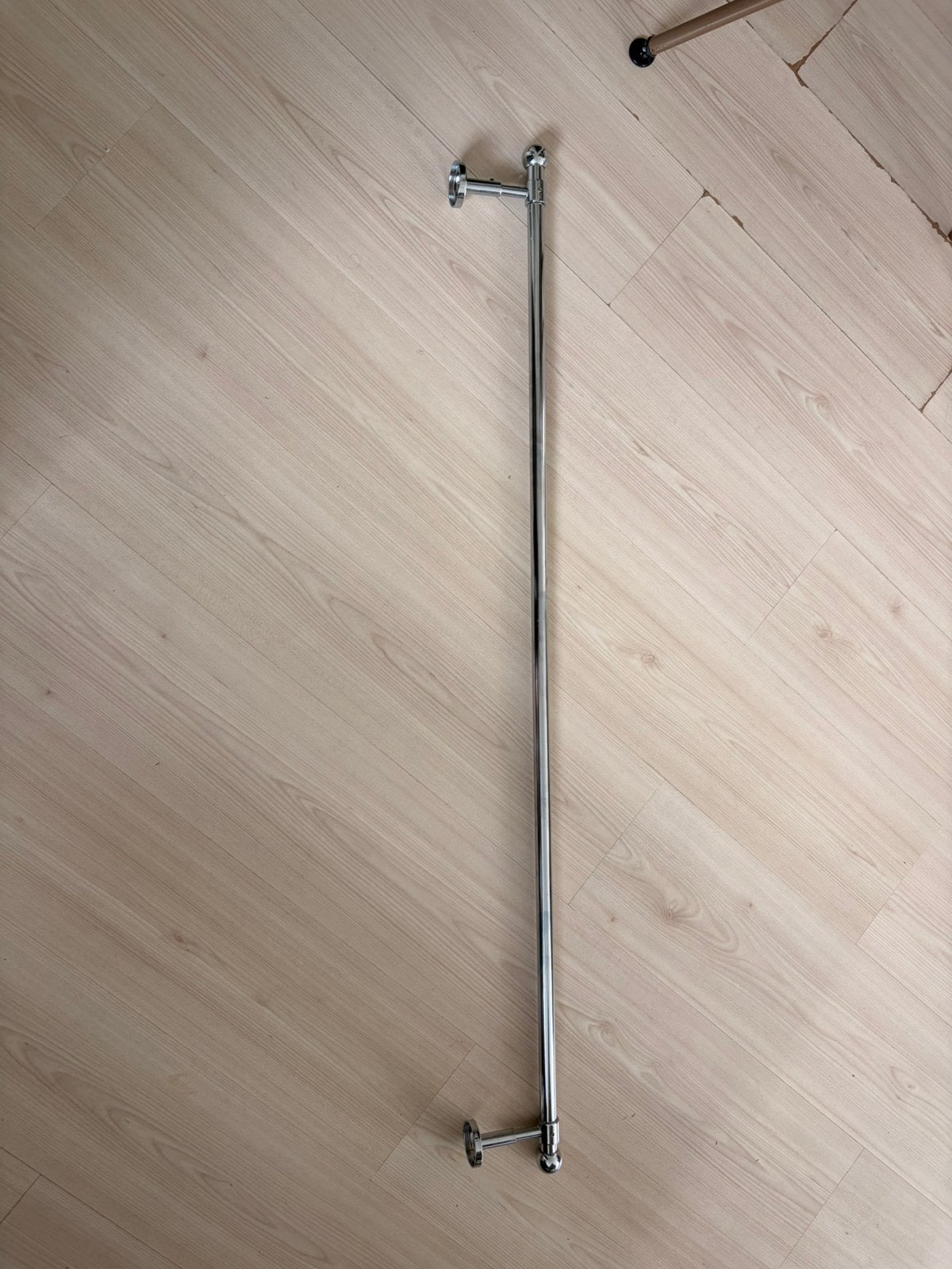Gordijnroede nieuw 1.20m, Ophalen, Nieuw, Zilver, 120 cm