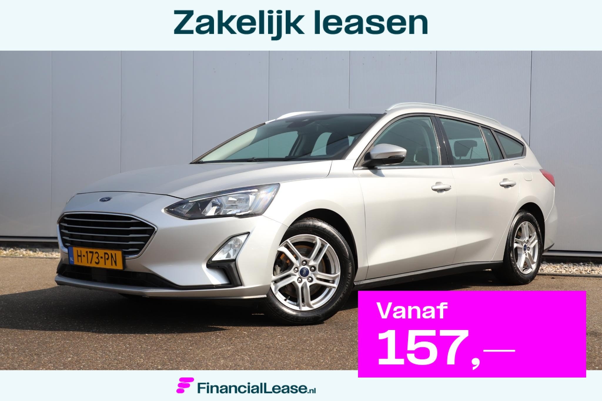 Ford Focus Wagon 1.0 EcoBoost Trend Edition Business 16 inch, Gebruikt, Met garantie (alle), 1283 kg, Origineel Nederlands