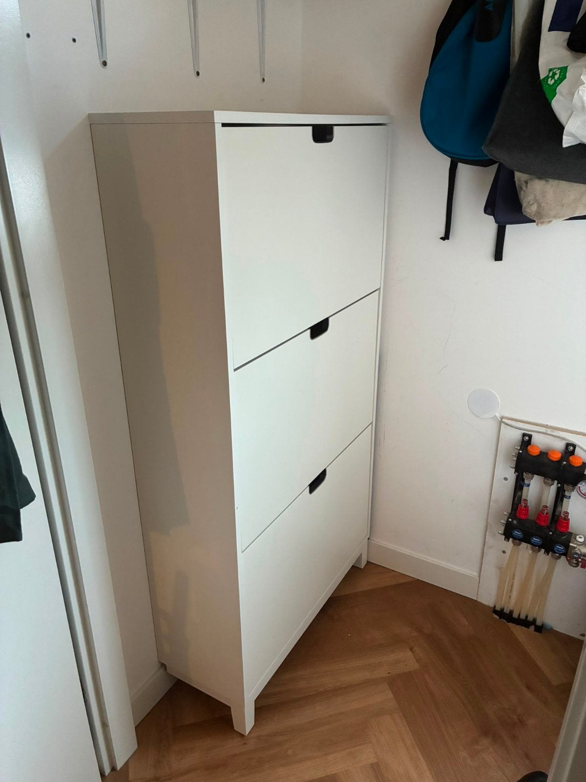 Ikea schoenenkast - Ställ - Wit, Ophalen, Gebruikt
