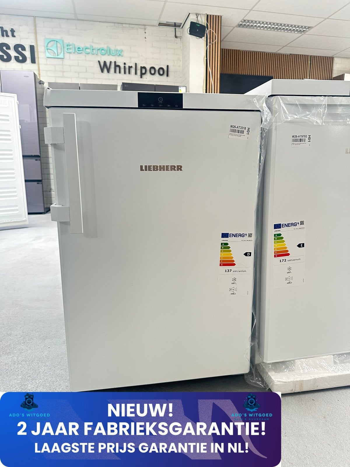 LIEBHERR VRIESKAST FrostProtect -15 FD 1404 PURE, Info@adoswitgoed.nl, Kamerlingh Onnestraat 8, Wijchen, Nieuw, Minder dan 60 cm