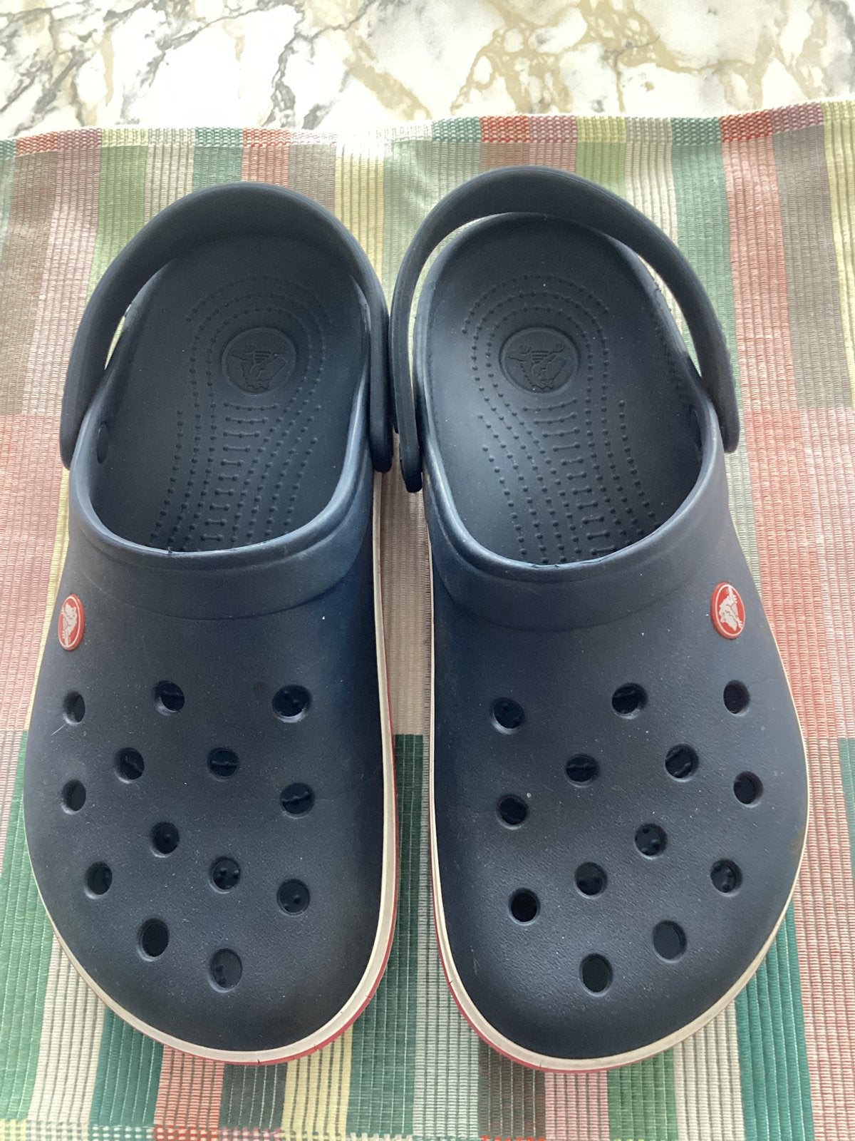 Crocs blauw maat 7-9 maat 39, Kleding | Dames, Schoenen, Ophalen of Verzenden, Zo goed als nieuw, Blauw