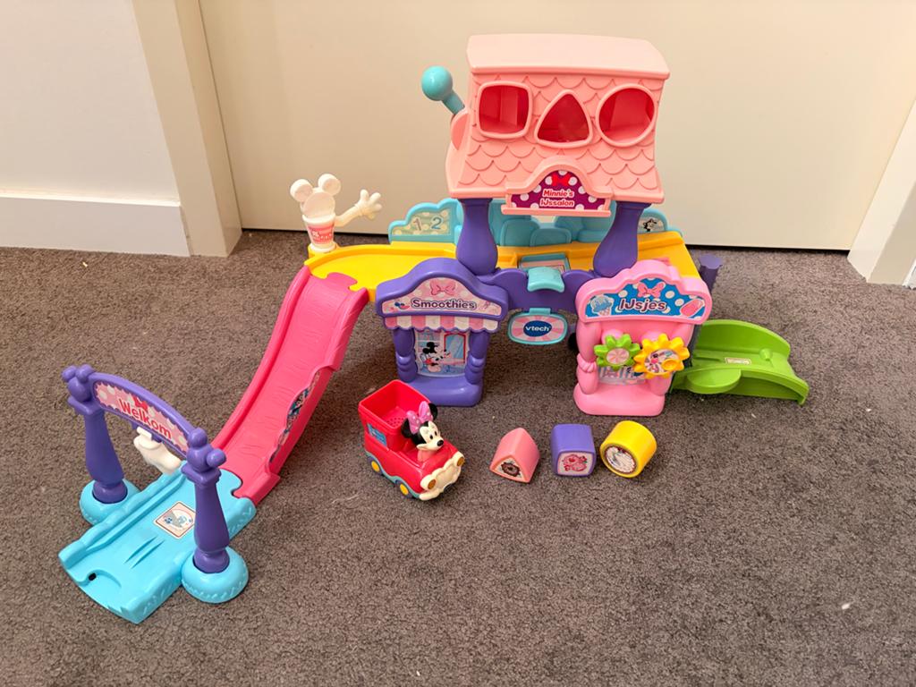VTech Toet Toet Auto's Minnie Mouse IJssalon Speelset, Ophalen of Verzenden, Gebruikt, 2 tot 4 jaar
