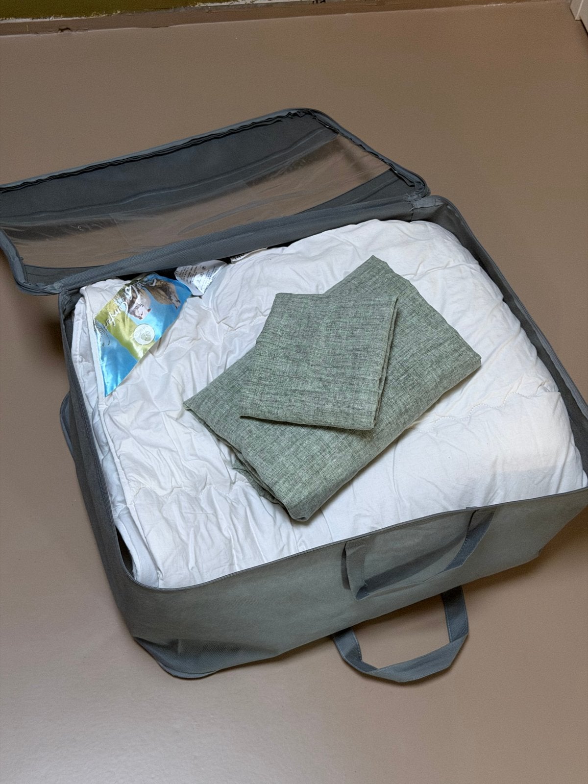 Texel Comfort wollen dekbed 140x220 - Zo goed als nieuw, Ophalen, Eenpersoons, Wit, Ademend