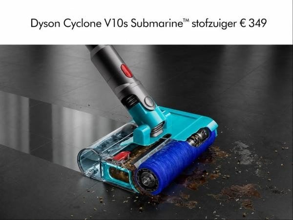 Dyson Cyclone V10s Submarine stofzuiger voor € 349, Eén persoon, Kortingsbon