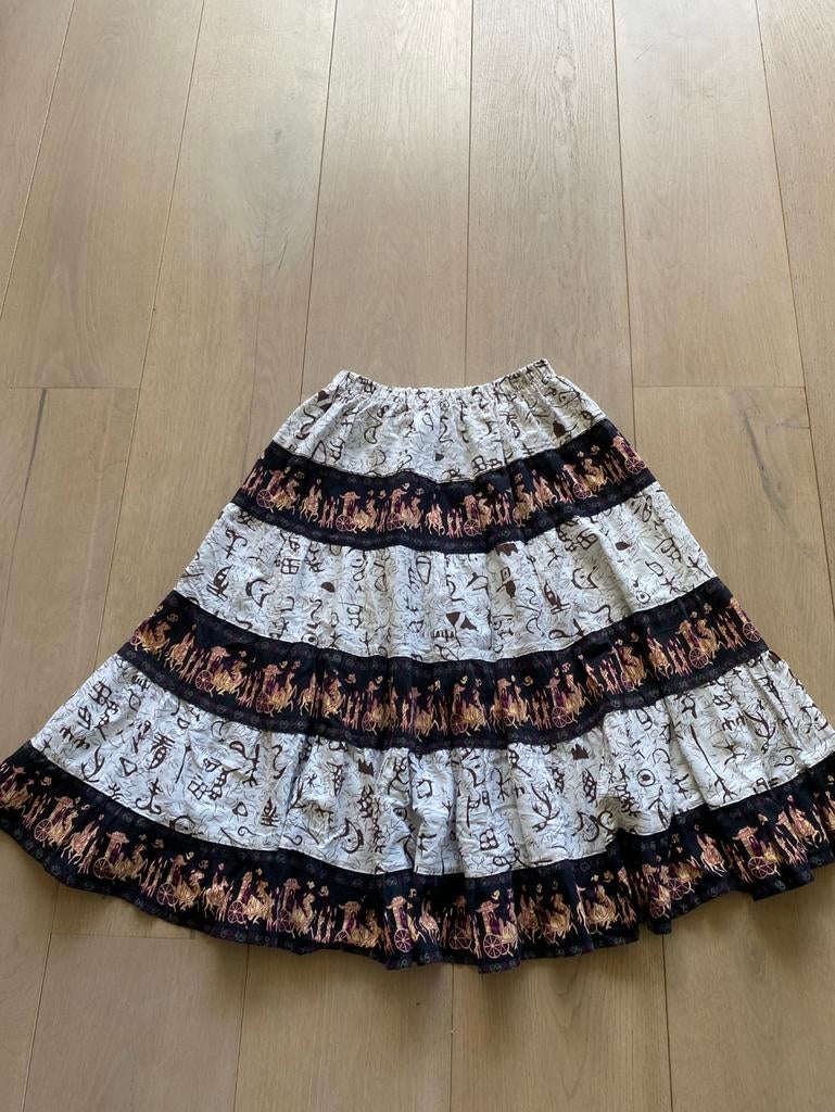 Rok folklore nieuwstaat one size, Kleding | Dames, Rokken, Wit, Ophalen of Verzenden, Zo goed als nieuw, Maat 36 (S)
