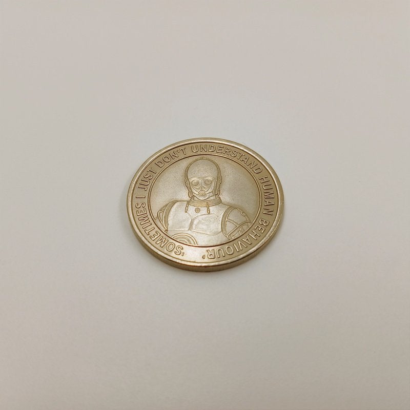 Star Wars C-3PO Madame Tussauds 2015 Collectors Coin, Ophalen of Verzenden, Zo goed als nieuw, Overige typen
