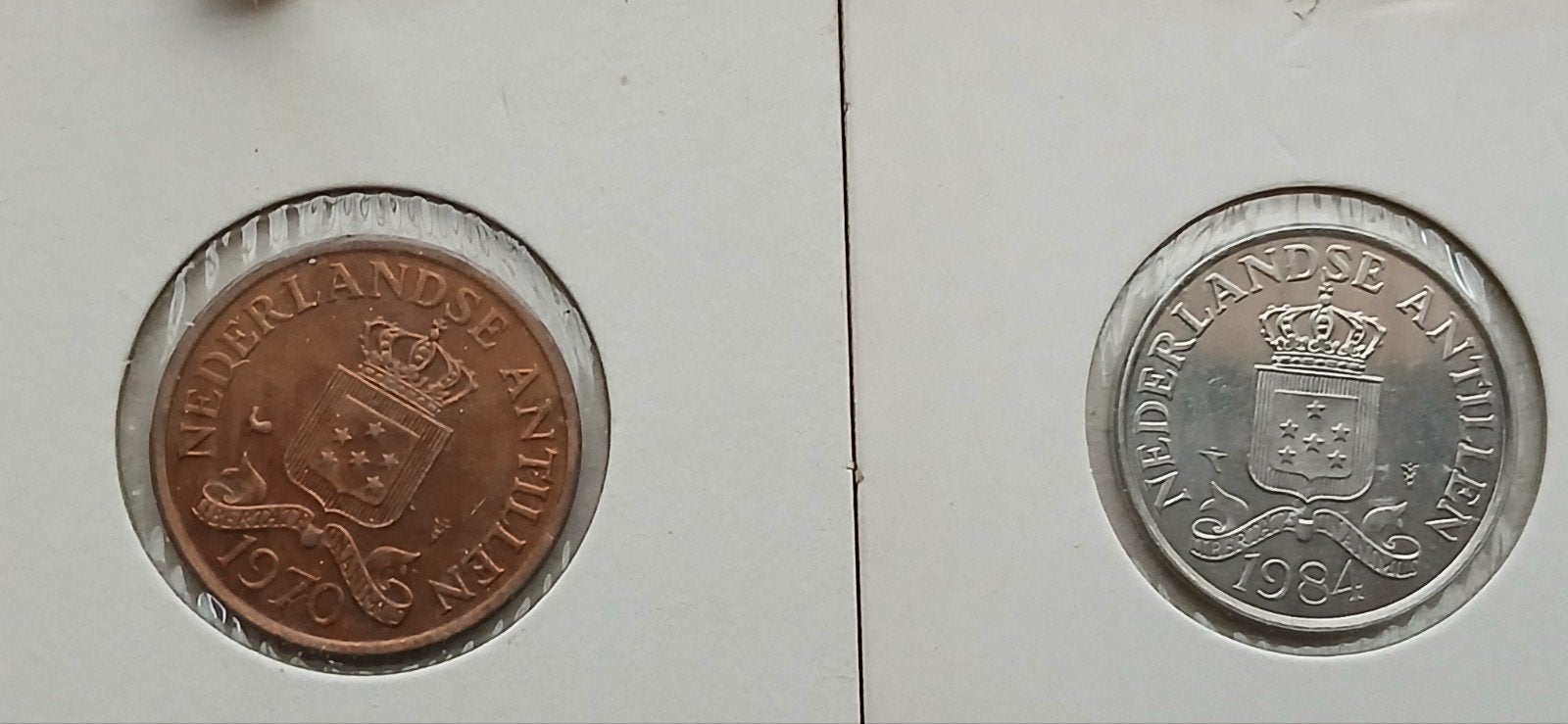 2,5 Cent 1970 Nederlandse Antillen Oude Munt 1980, Ophalen of Verzenden, Midden-Amerika
