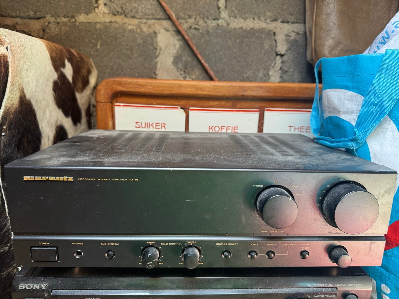 Marantz PM-40 Geïntegreerde Stereo Versterker, Marantz, Gebruikt, Ophalen of Verzenden, Minder dan 60 watt