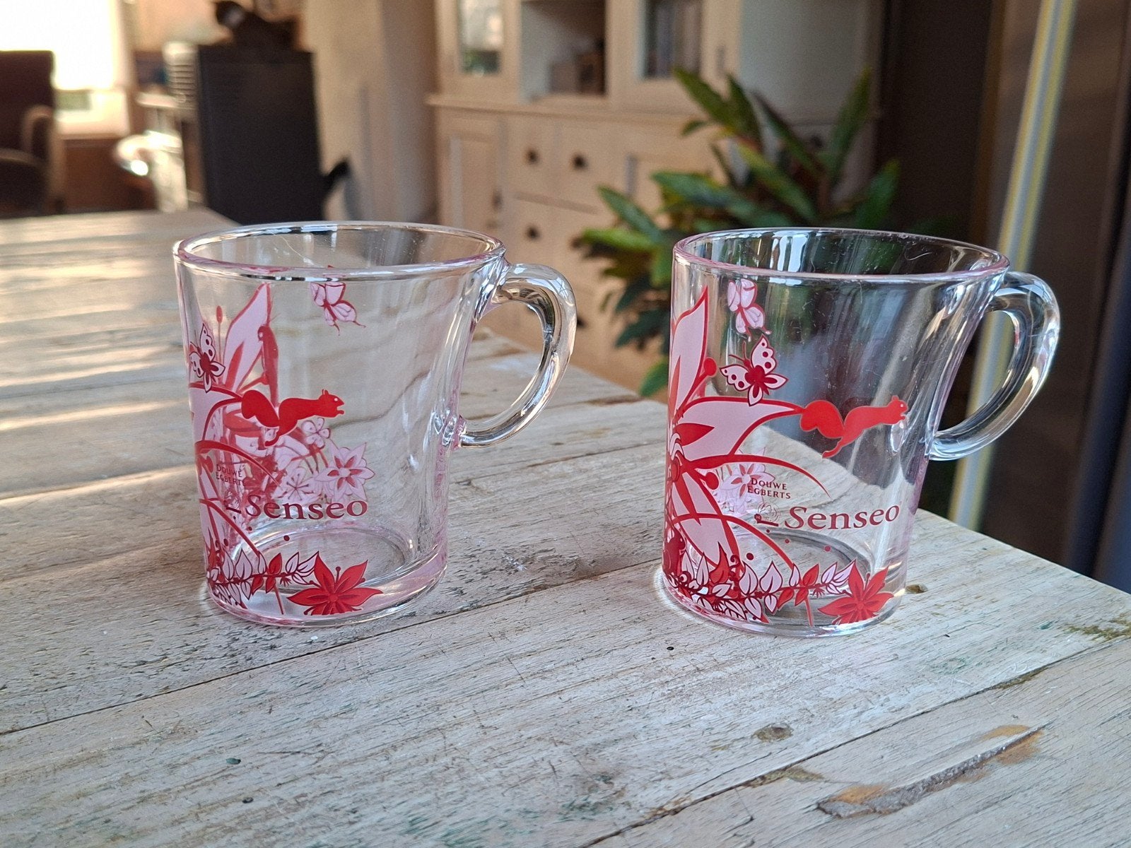 2x Douwe Egberts Senseo Glazen Tord Boontje Limited, Ophalen of Verzenden