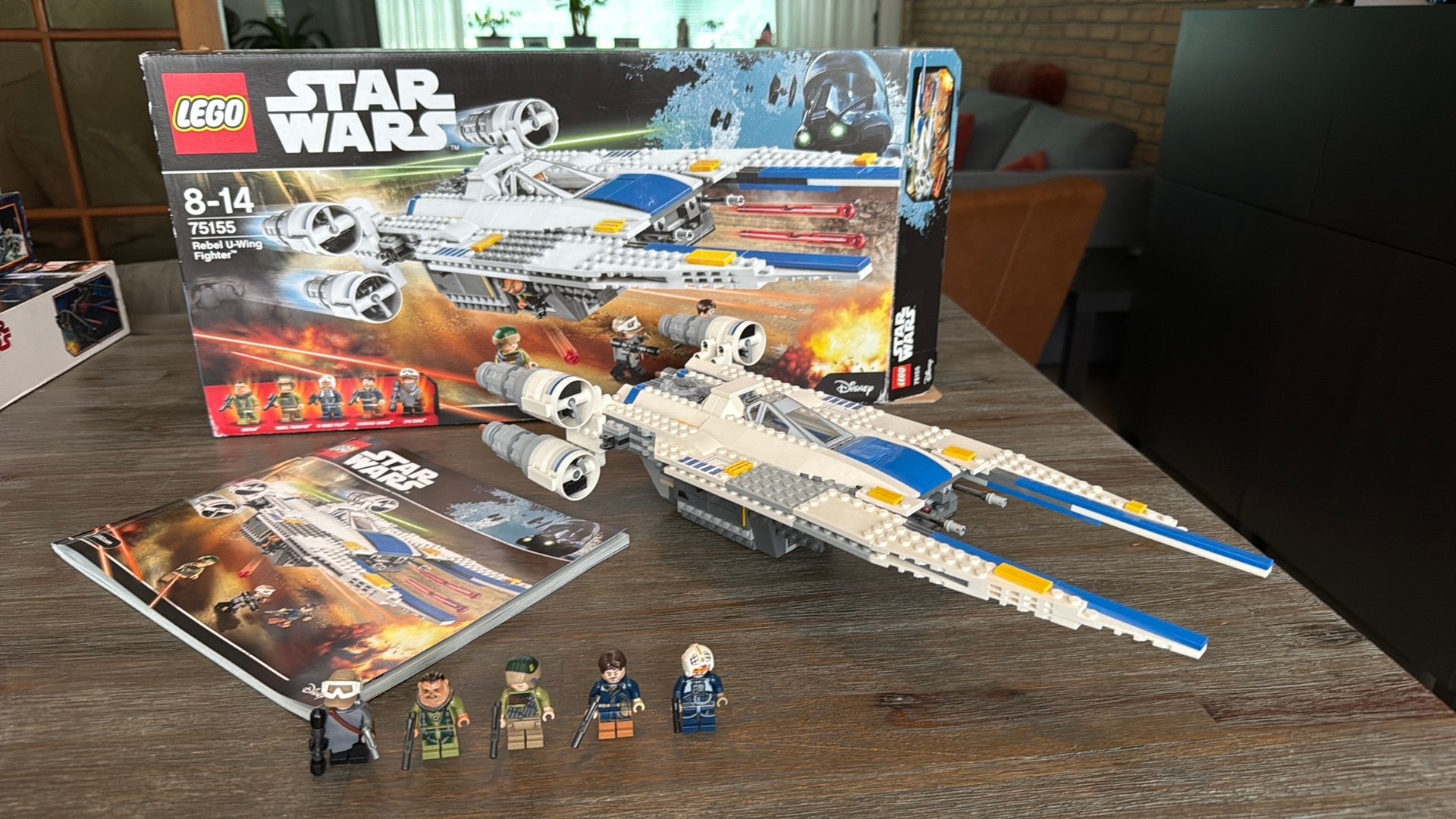 Lego Rebel. U-Wing. Fighter. 75155, Star Wars, Ophalen of Verzenden, Zo goed als nieuw, Compleet