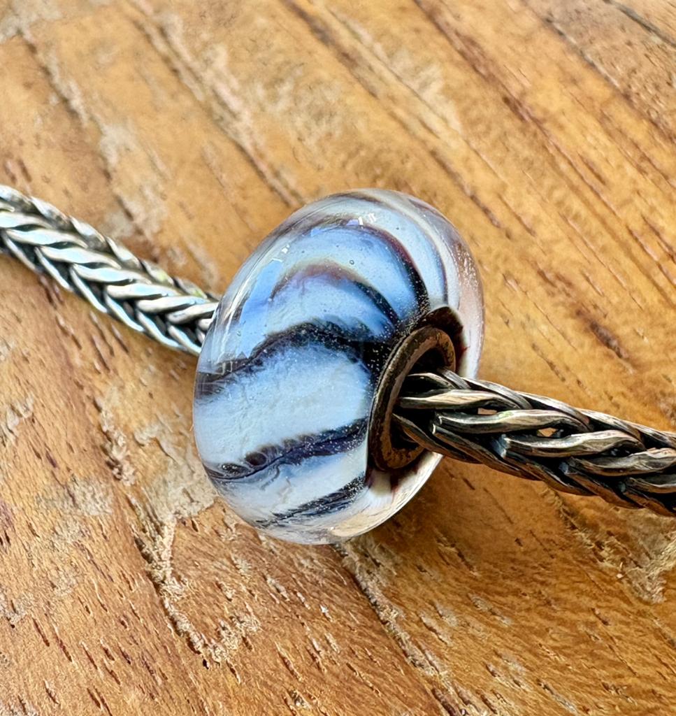 Trollbeads Grijze Wolf NIEUW, Sieraden, Tassen en Uiterlijk, Verzenden, Nieuw, Glas of Kristal, Trollbeads