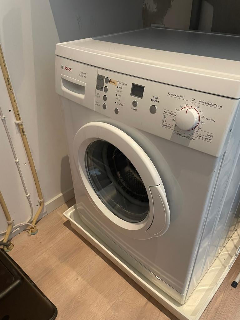 Bosch wasmachine, Ophalen, 6 tot 8 kg, Gebruikt, Wolwasprogramma