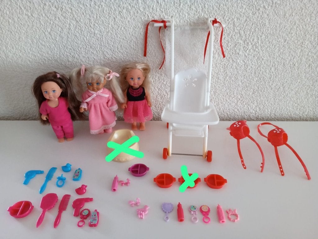 Een Leuk EVI LOVE Speelsetje, Ophalen of Verzenden, Gebruikt, Overige typen