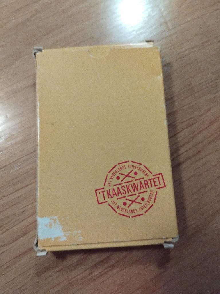 Kaaskwartet - Leuk kaartspel! Kwartetspel Kaas Kazen, Verzamelen, Speelkaarten, Jokers en Kwartetten, Ophalen of Verzenden, Gebruikt