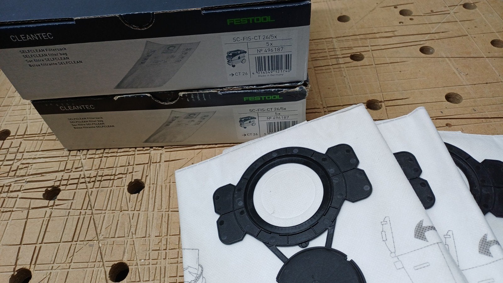 festool stofzuiger zakken  ct26, Ophalen of Verzenden, Nieuw
