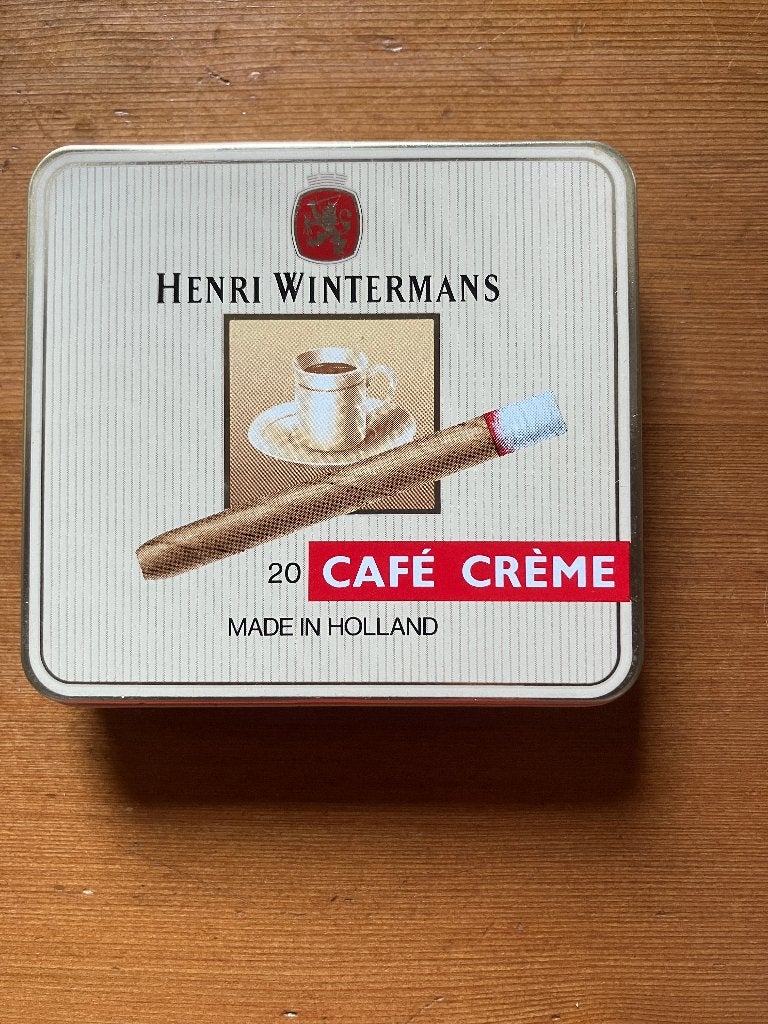 Vintage Henri Wintermans Café Crème sigarendoosje., Ophalen of Verzenden, Zo goed als nieuw, Overige, Overige merken
