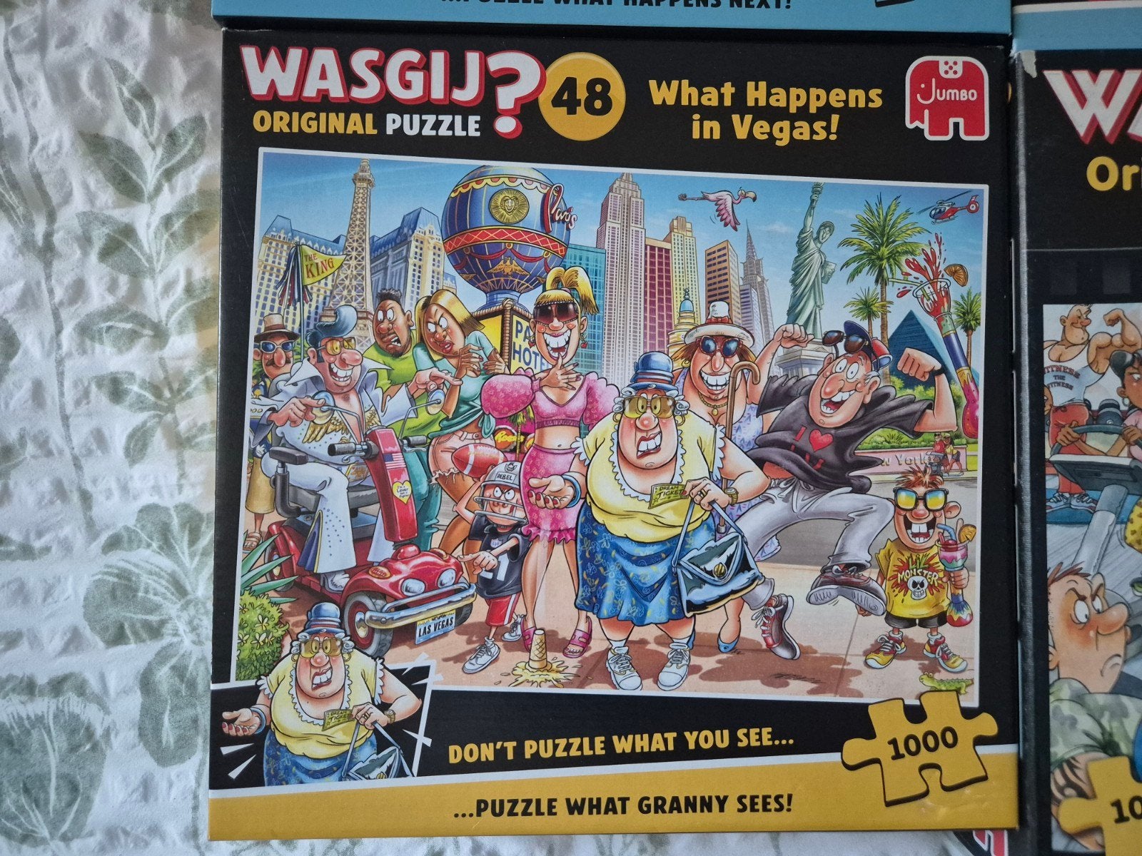 Wasgij? Original 48: What Happens in Vegas! - 1000 stukjes, Ophalen, 500 t/m 1500 stukjes, Zo goed als nieuw, Legpuzzel