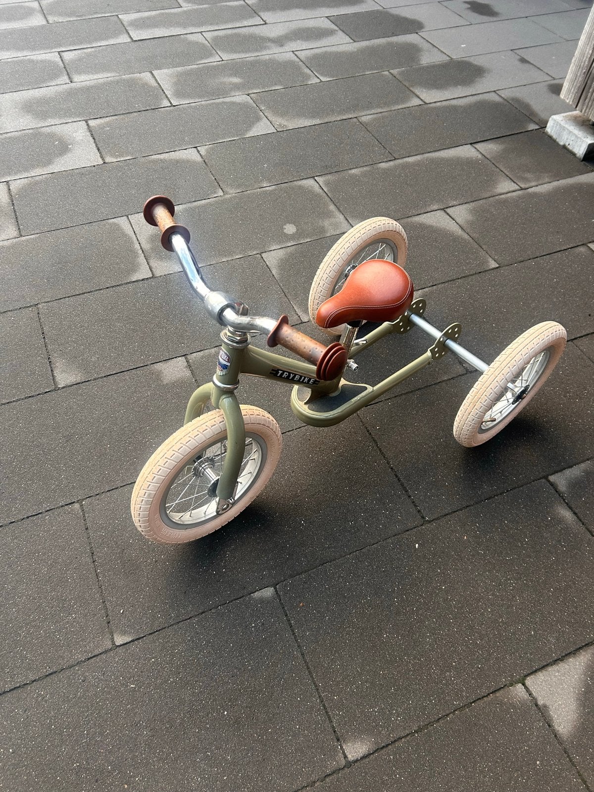 Trybike loopfiets/driewieler - Groen, Ophalen, Gebruikt, Verstelbare zitting