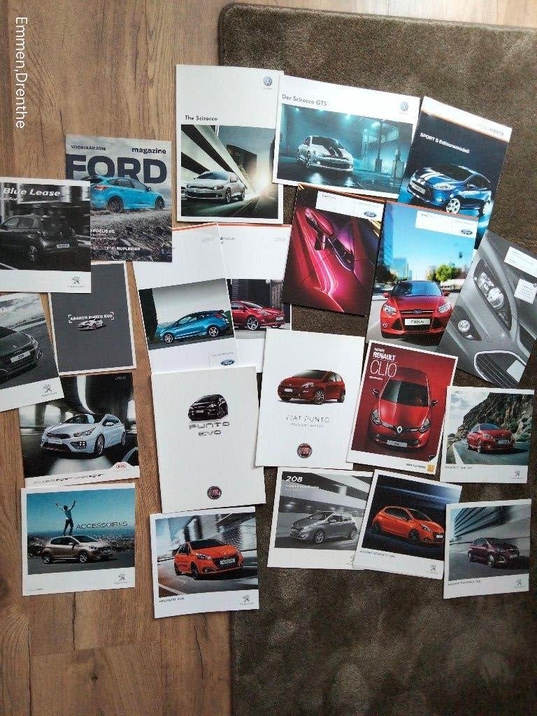Diverse Auto Brochures en Magazines - Collectie ford = fiat, Boeken, Gelezen, Diverse, Ophalen of Verzenden, Overige merken