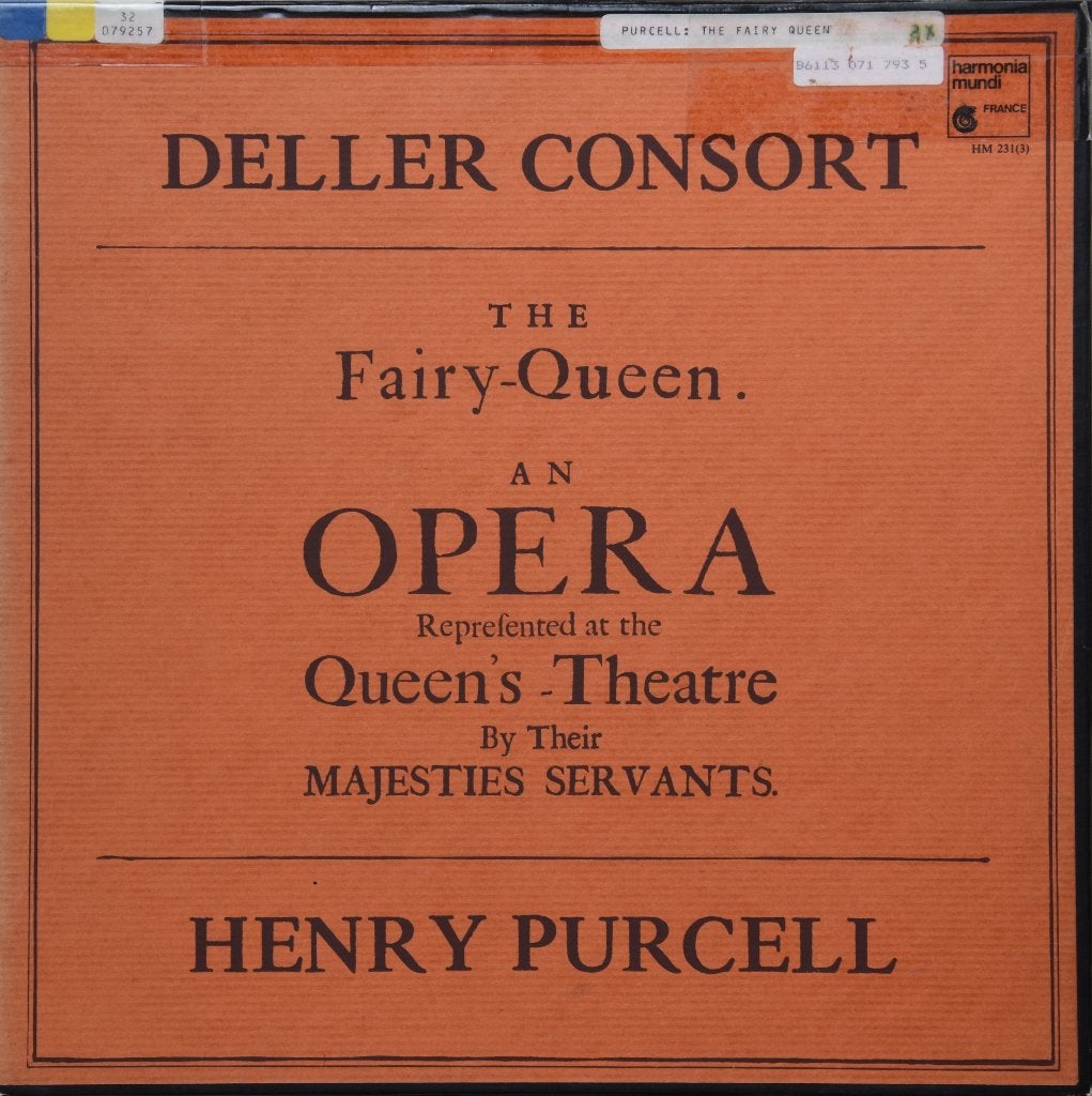 The Fairy-Queen   Alfred Deller - Deller Consort, Ophalen of Verzenden, 12 inch, Barok, Kamermuziek