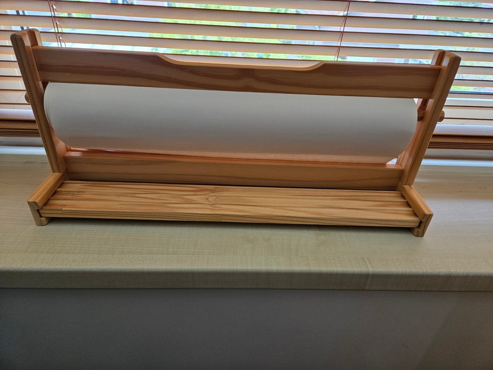 Ikea Houten papierrolhouder / tekentafelrolhouder, Ophalen